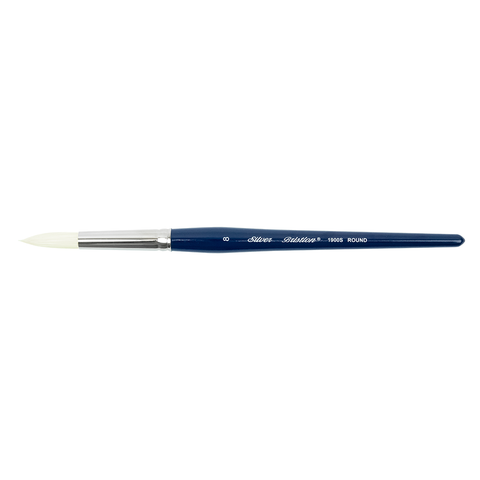 Bristlon® Round Paintbrush | Short Handle | 1900S - Size 8