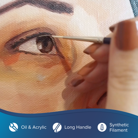 Bristlon® Script Liner Paintbrush | Long Handle | 1907