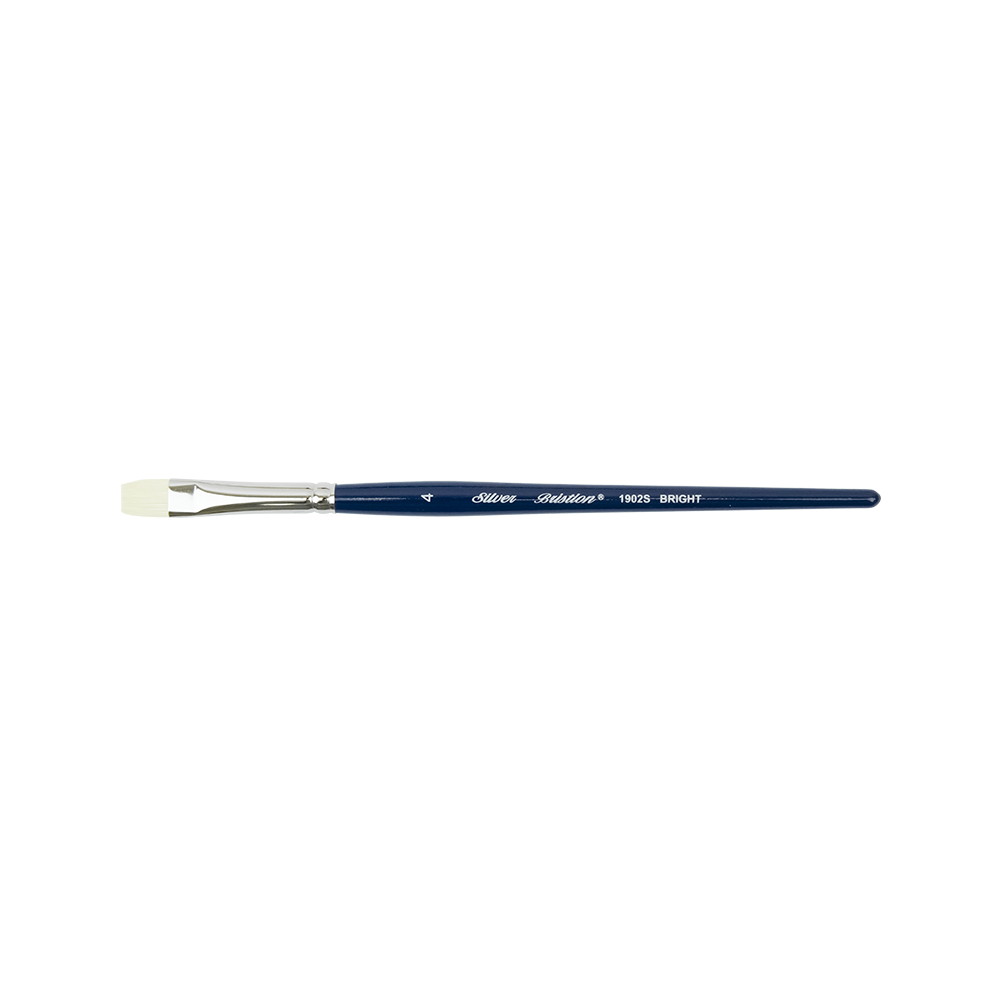 Bristlon® Short Handle Bright Paintbrush | Short Handle | 1902S - Size 4