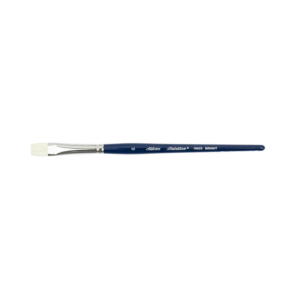 Bristlon® Short Handle Bright Paintbrush | Short Handle | 1902S - Size 6