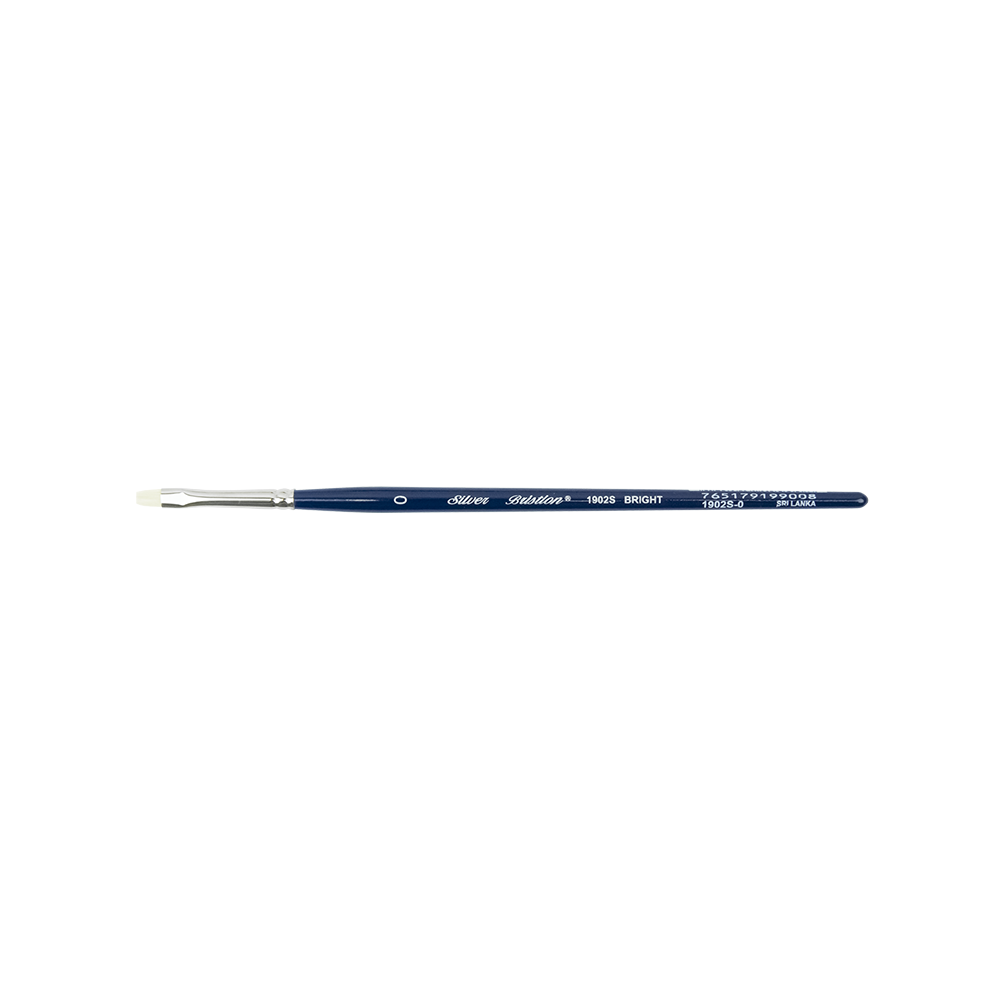 Bristlon® Short Handle Bright Paintbrush | Short Handle | 1902S - Size