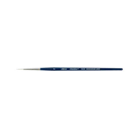 Bristlon® Short Handle Monogram Liner Paintbrush | Short Handle | 1922S - Size 2