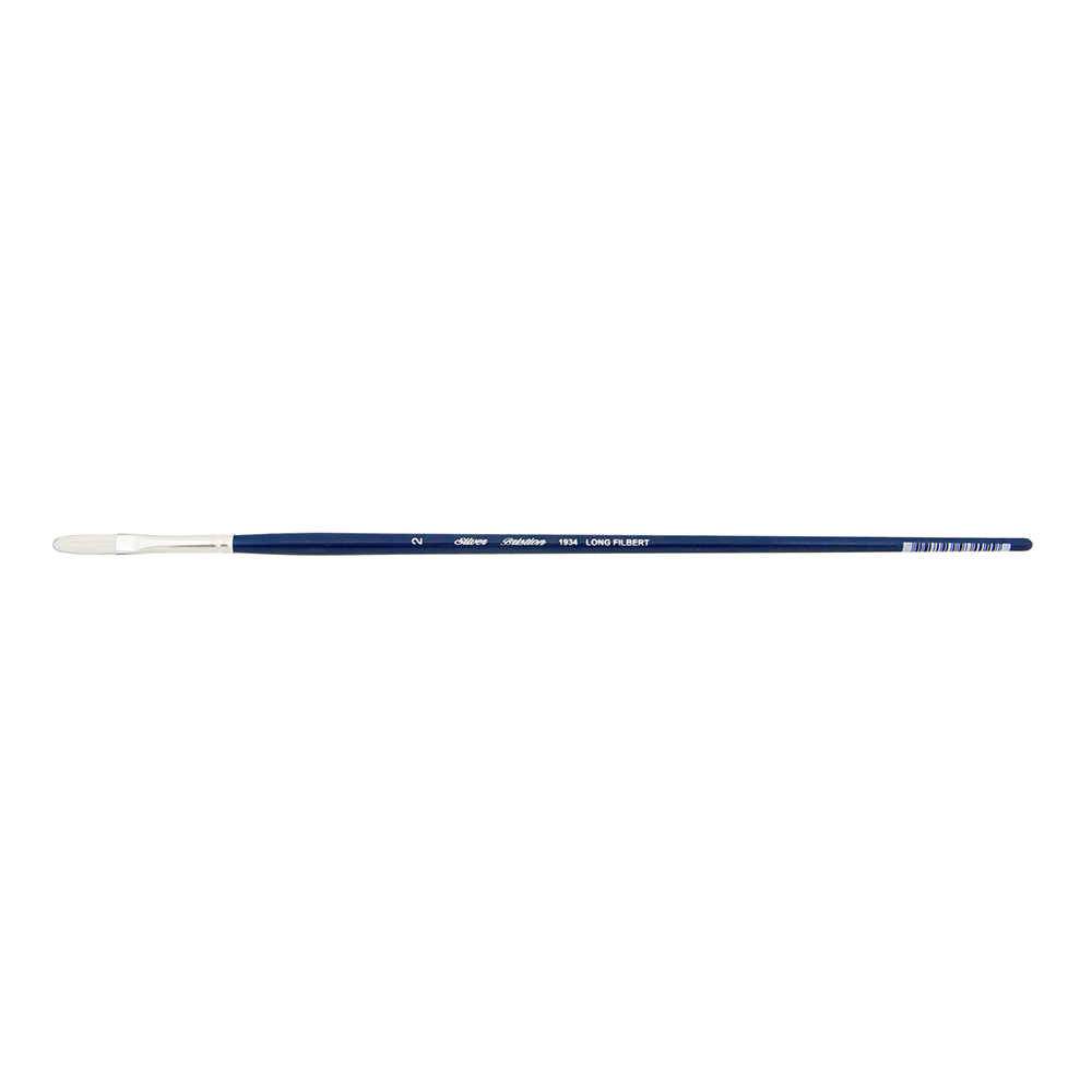 Bristlon® X Long Filbert Paintbrush | Long Handle | 1934 - Size 2