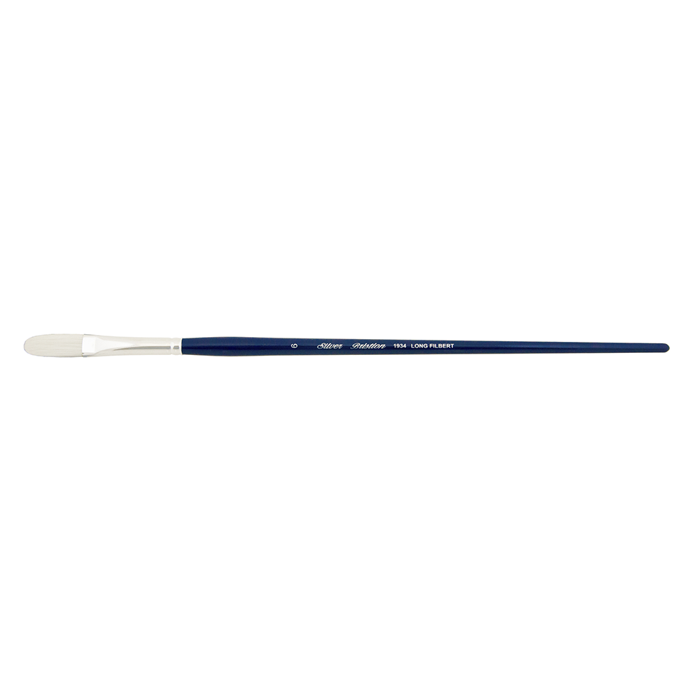 Bristlon® X Long Filbert Paintbrush | Long Handle | 1934 - Size 6