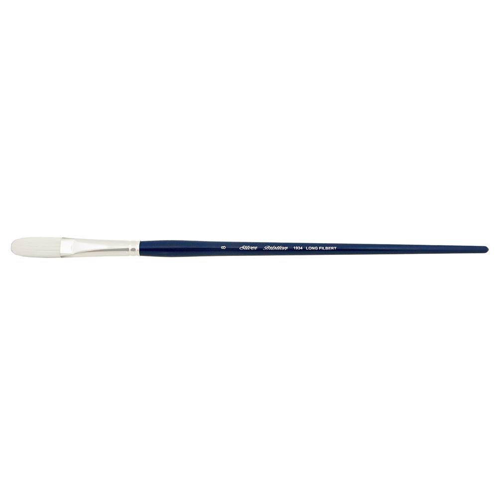 Bristlon® X Long Filbert Paintbrush | Long Handle | 1934 - Size 8