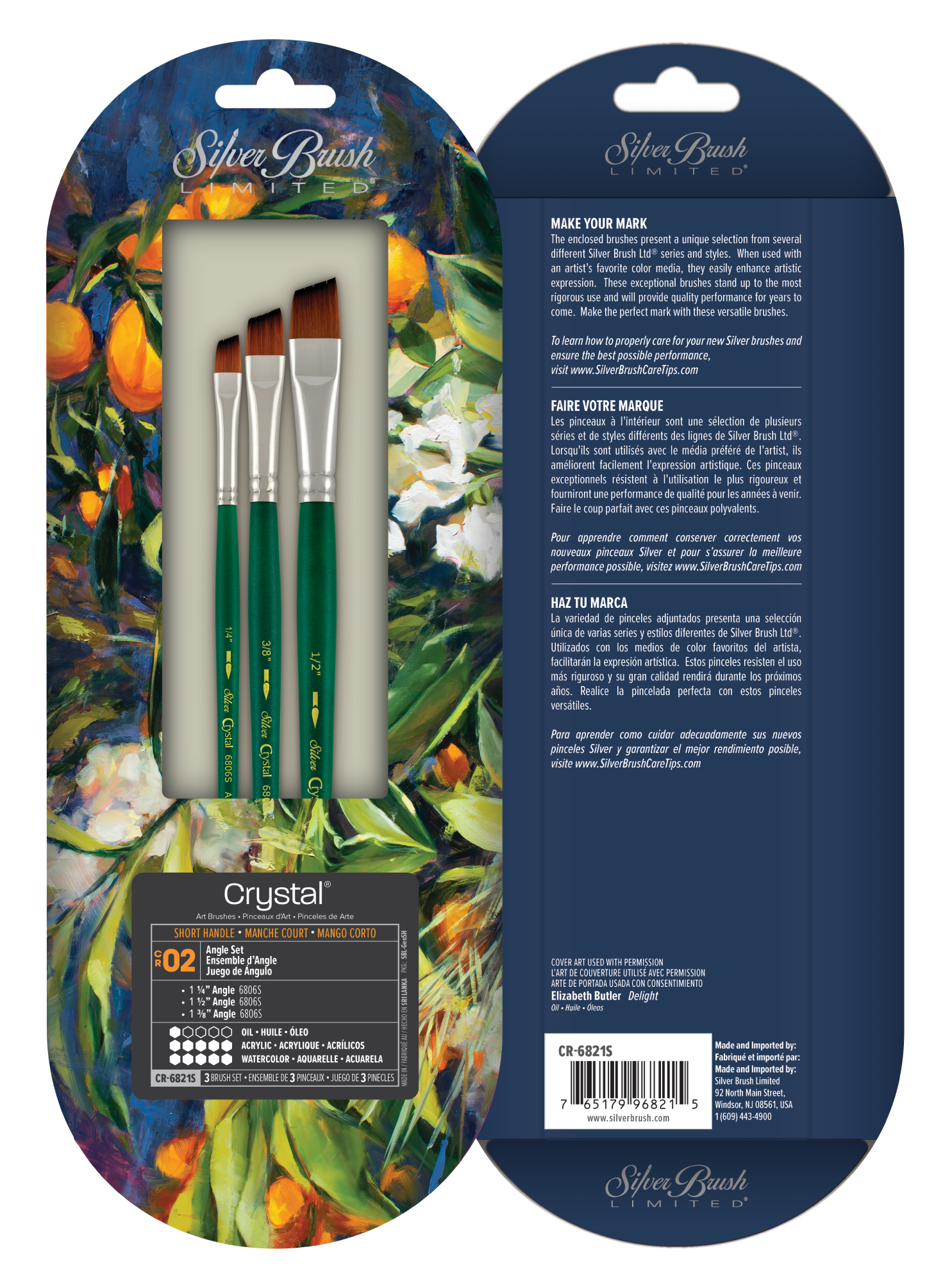 Crystal™ 3pc Angle Set | Short Handle | CR-6821S - Angle Set