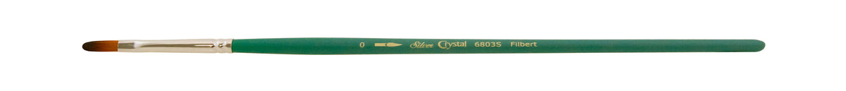 Crystal™ Filbert Paintbrush | Short Handle | 6803S - Size