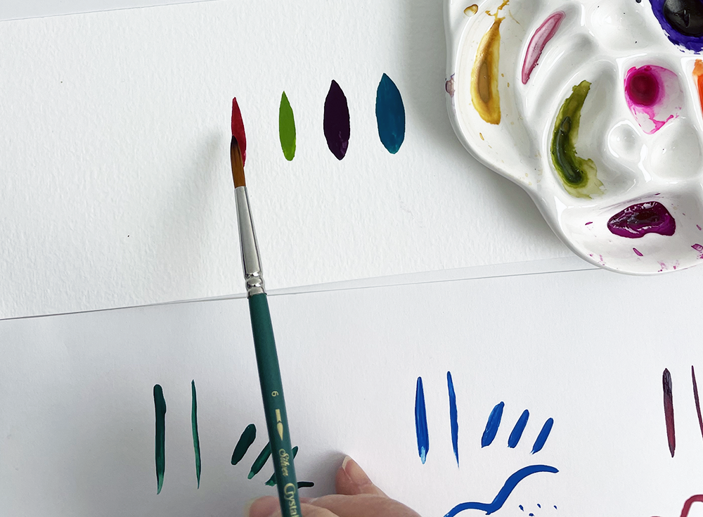 Crystal™ Round Paintbrush | Short Handle | 6800S