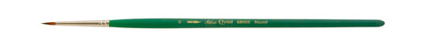 Crystal™ Round Paintbrush | Short Handle | 6800S - Size