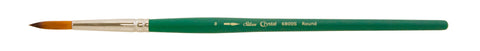 Crystal™ Round Paintbrush | Short Handle | 6800S - Size 8