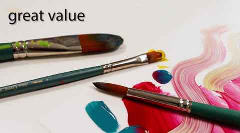 Crystal™ Script Liner Paintbrush | Short Handle | 6807S