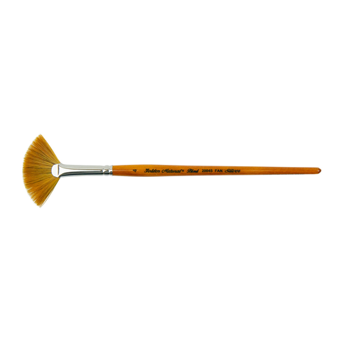 Golden Natural® Fan Paintbrush | Short Handle | 2004S - Size 4
