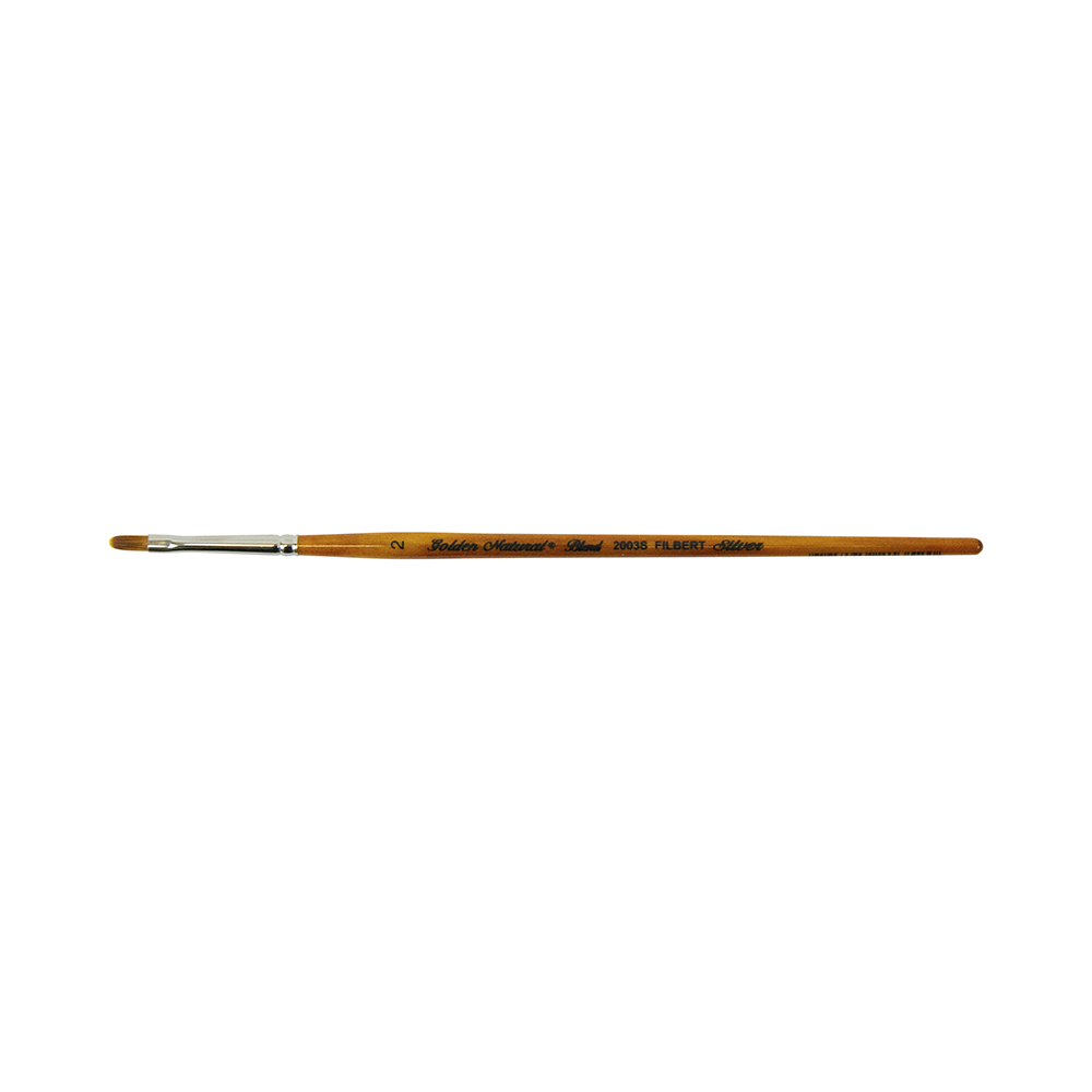 Golden Natural® Filbert Paintbrush | Short Handle | 2003S - Size 2