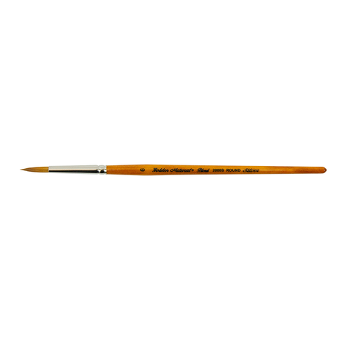 Golden Natural® Round Paintbrush | Short Handle | 2000S - Size 6