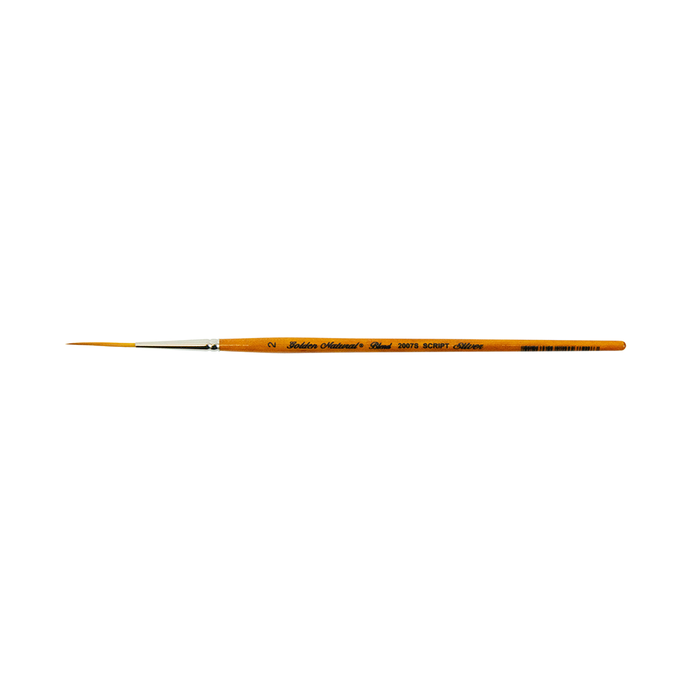 Golden Natural® Script Liner Paintbrush | Short Handle | 2007S - Size 2