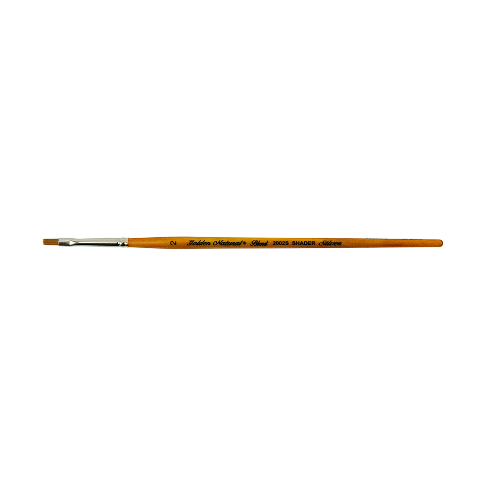 Golden Natural® Shader Paintbrush | Short Handle | 2002S - Size 2
