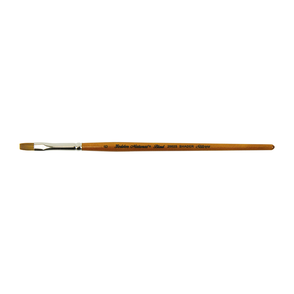 Golden Natural® Shader Paintbrush | Short Handle | 2002S - Size 6
