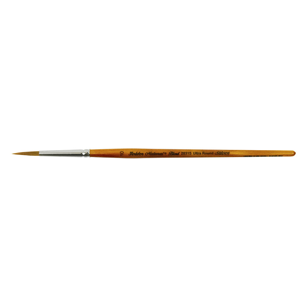 Golden Natural® Ultra Round Paintbrush | Short Handle | 2031S - Size 10