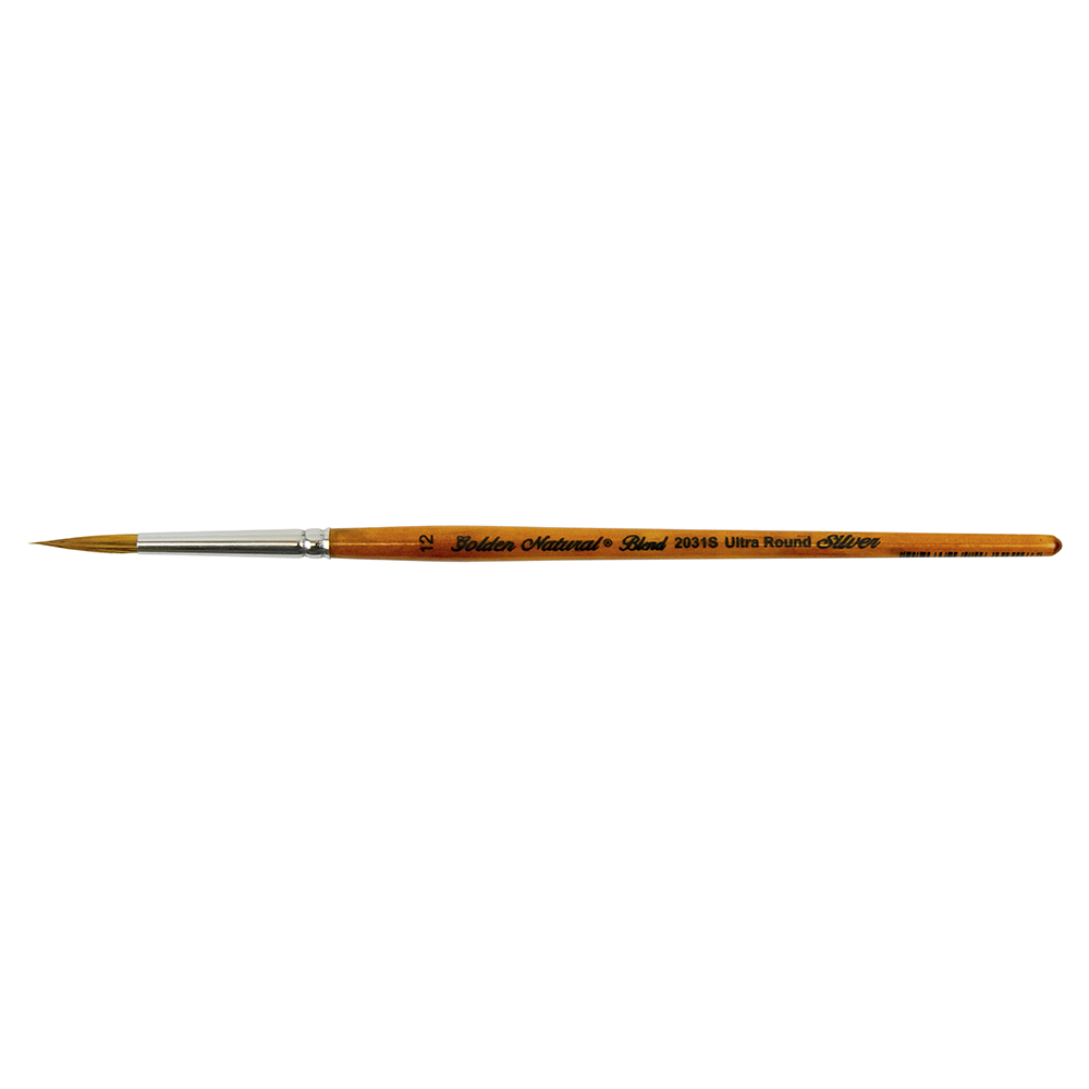 Golden Natural® Ultra Round Paintbrush | Short Handle | 2031S - Size 12