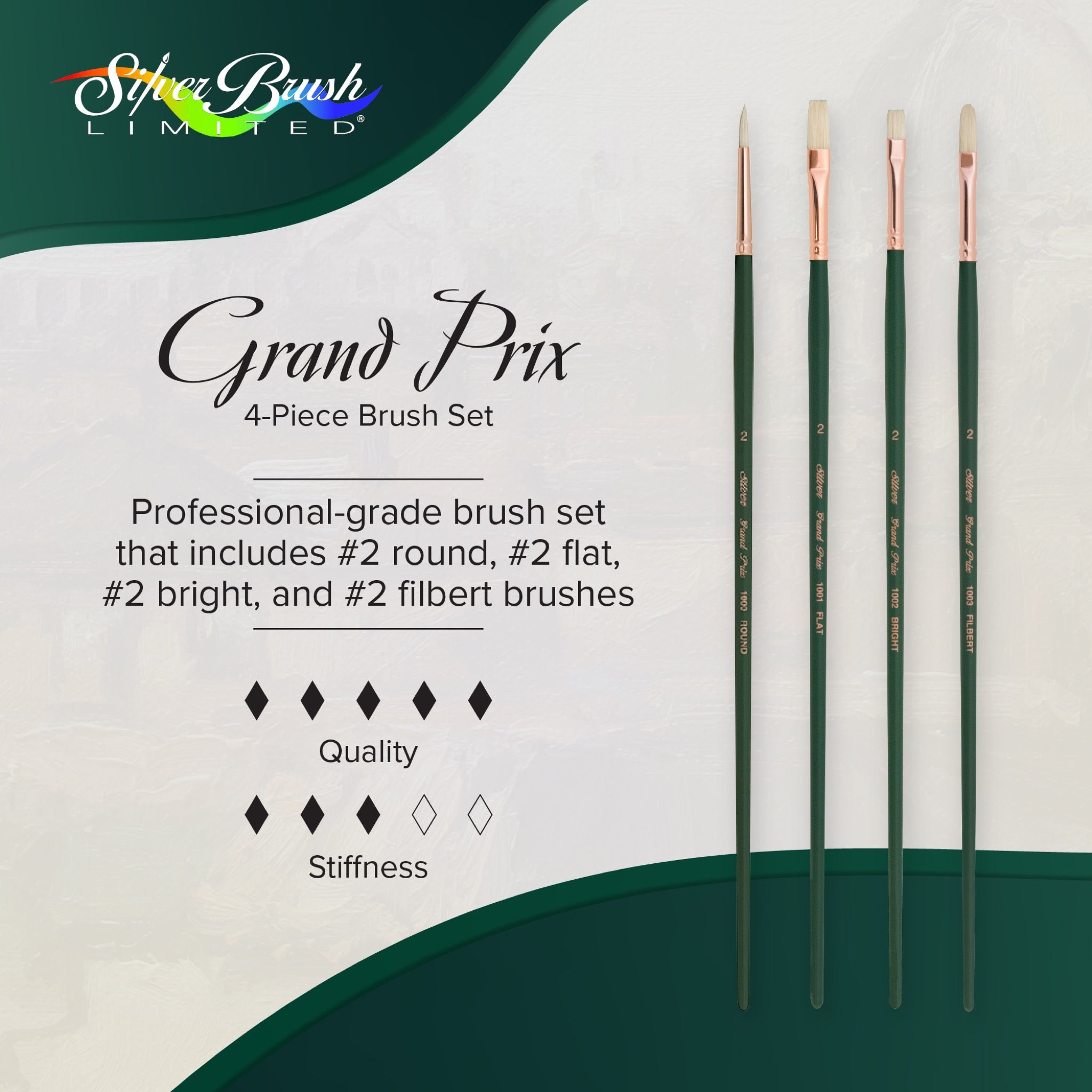 Grand Prix® 4pc Multi-Shape Set | Long Handle | GP-1078 - Multi-Shape Set