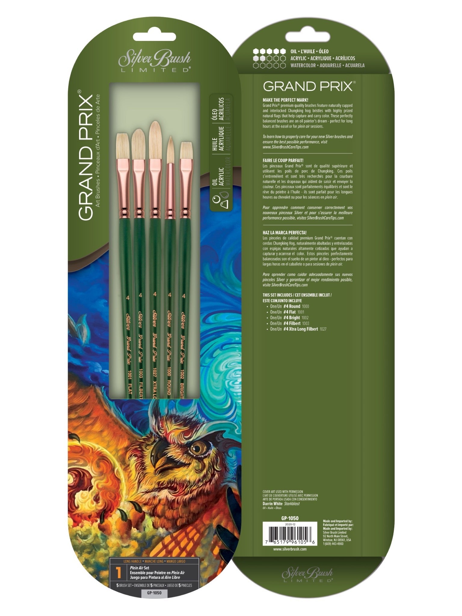 Grand Prix® 5pc Plein Air Set | Long Handle | GP-1050 - Plein Air Set