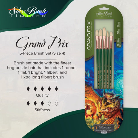 Grand Prix® 5pc Plein Air Set | Long Handle | GP-1050 - Plein Air Set