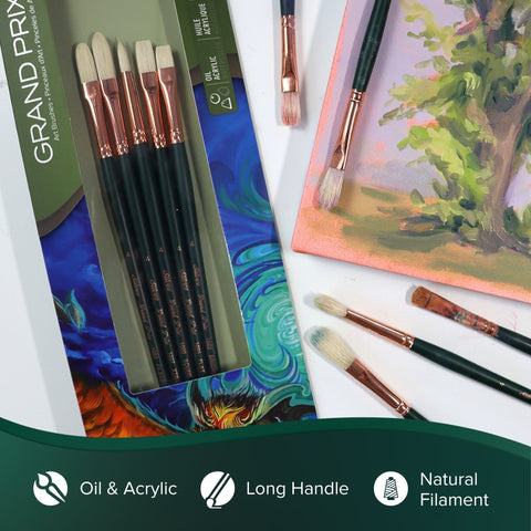 Grand Prix® 5pc Plein Air Set | Long Handle | GP-1050 - Plein Air Set