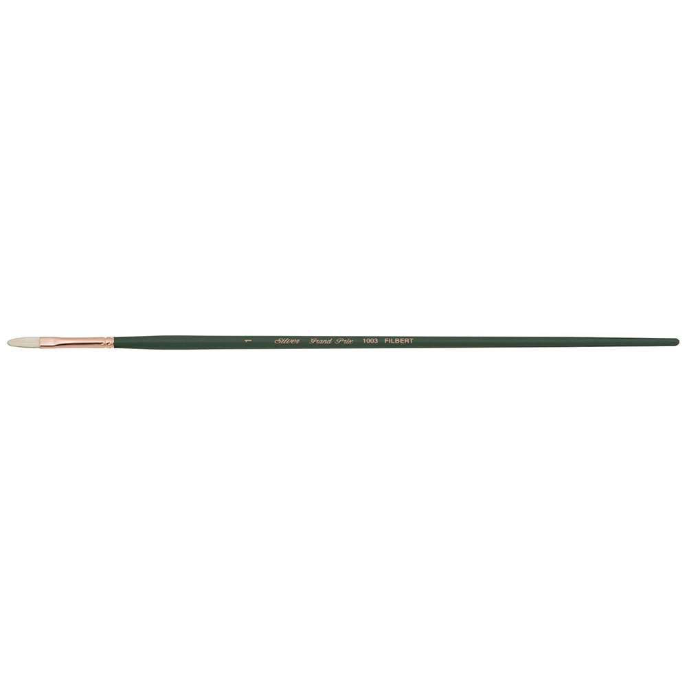 Grand Prix® Filbert Paintbrush | Long Handle | 1003 - Size 1