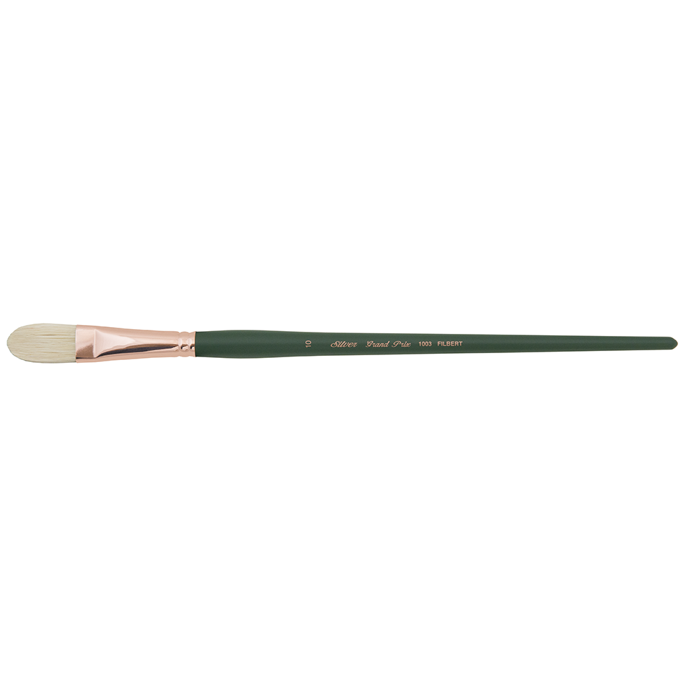 Grand Prix® Filbert Paintbrush | Long Handle | 1003 - Size 10