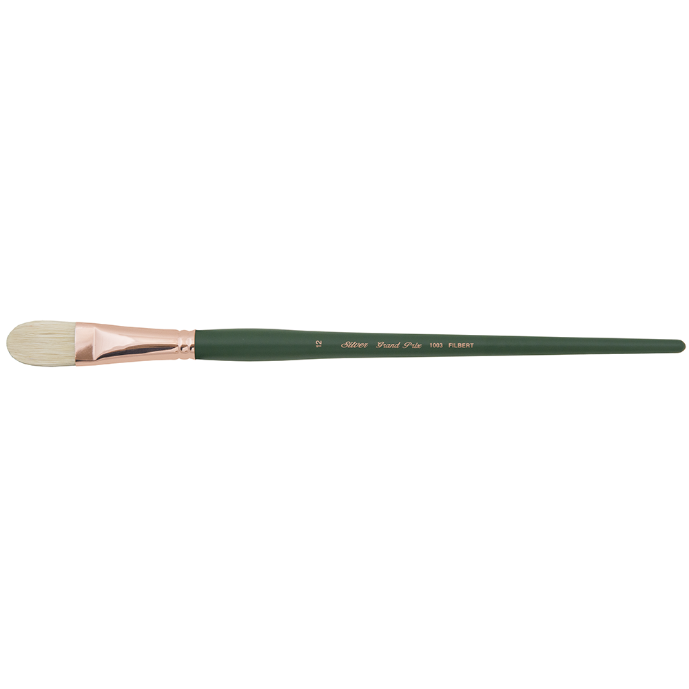 Grand Prix® Filbert Paintbrush | Long Handle | 1003 - Size 12