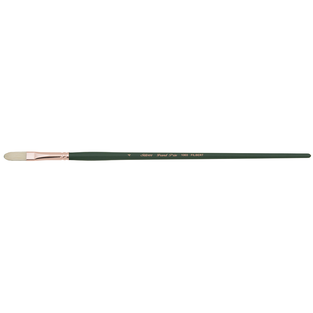 Grand Prix® Filbert Paintbrush | Long Handle | 1003 - Size 4