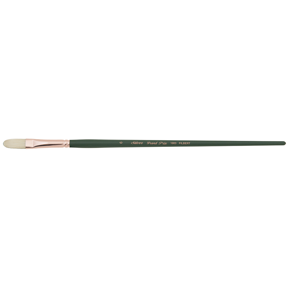 Grand Prix® Filbert Paintbrush | Long Handle | 1003 - Size 6
