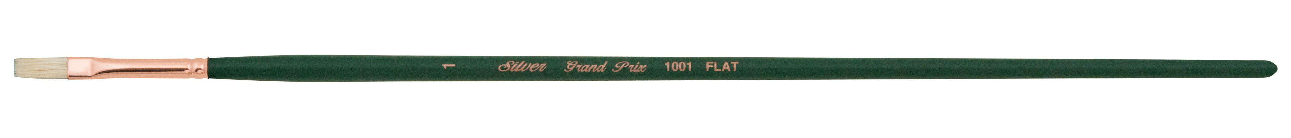 Grand Prix® Flat Paintbrush | Long Handle | 1001 - Size 1