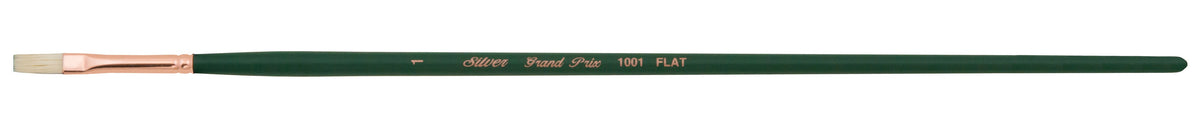 Grand Prix® Flat Paintbrush | Long Handle | 1001 - Size 1