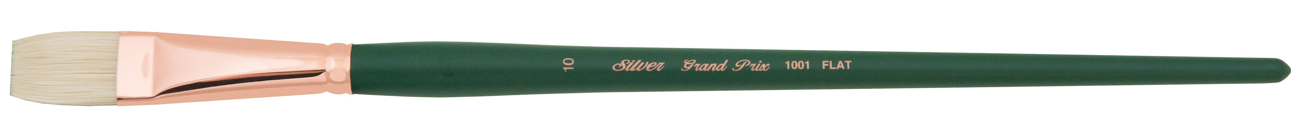 Grand Prix® Flat Paintbrush | Long Handle | 1001 - Size 10