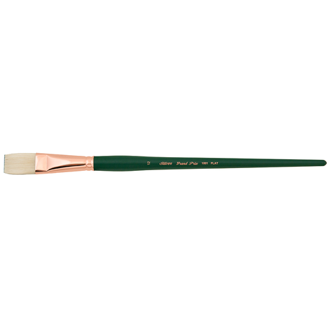 Grand Prix® Flat Paintbrush | Long Handle | 1001 - Size 12