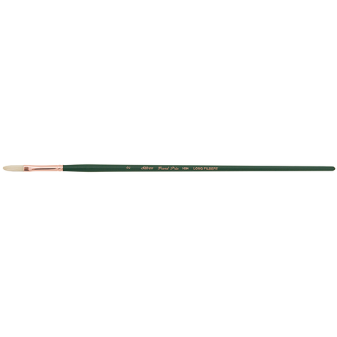 Grand Prix® Long Filbert Paintbrush | Long Handle | 1034 - Size 2