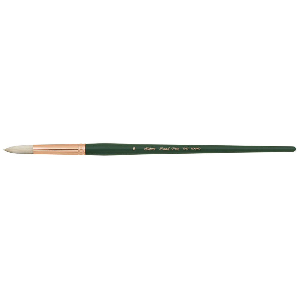 Grand Prix® Round Paintbrush | Long Handle | 1000 - Size 10