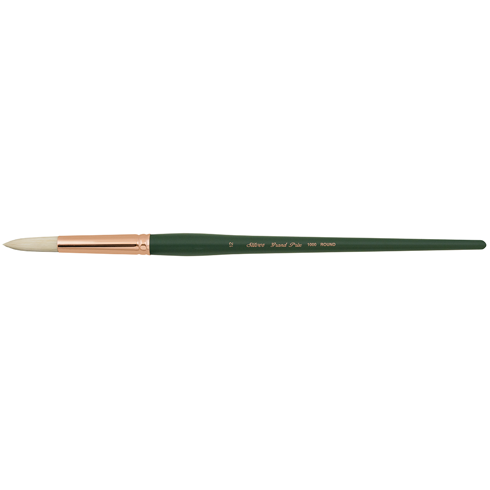 Grand Prix® Round Paintbrush | Long Handle | 1000 - Size 12