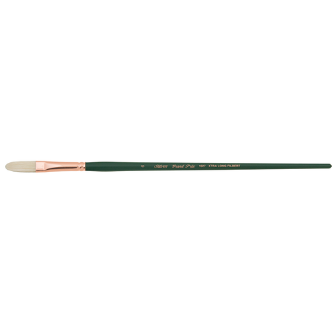 Grand Prix® Xtra Long Filbert Paintbrush | Long Handle | 1027 - Size 6