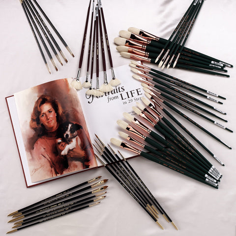 John Howard Sanden Portrait | JHS-501 - Filbert/Round Set