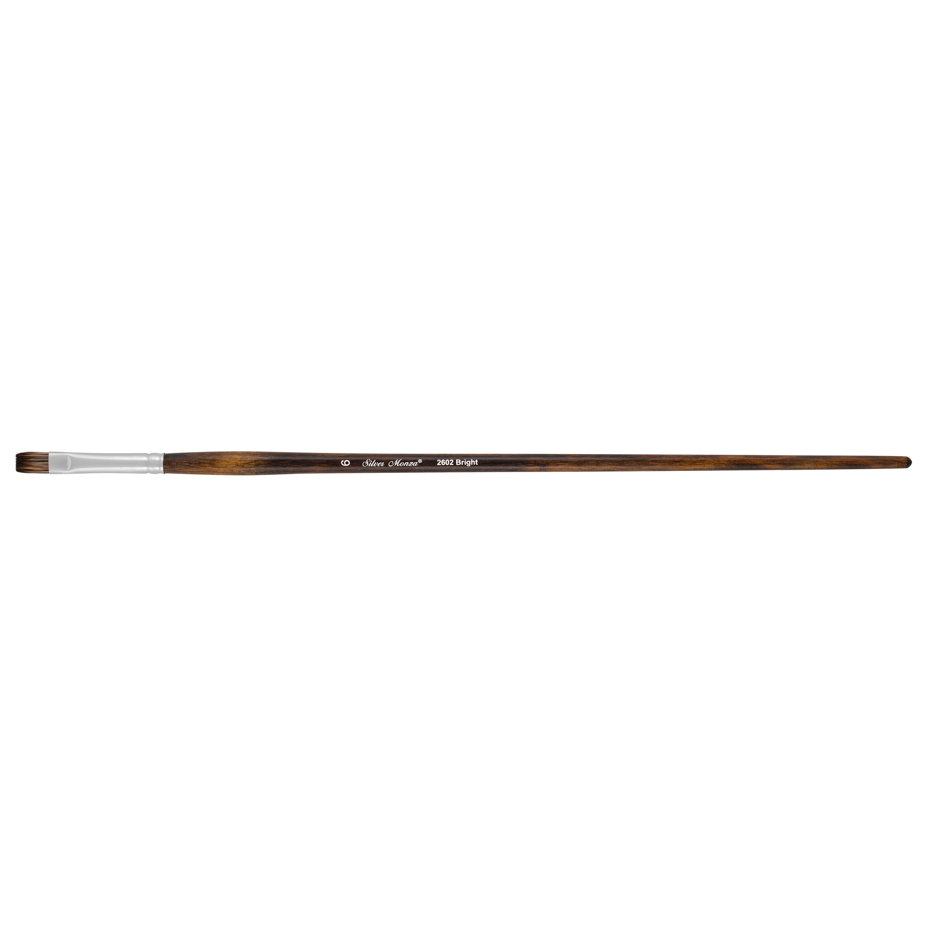 Monza® Bright Paintbrush | Long Handle | 2602 - Size 6