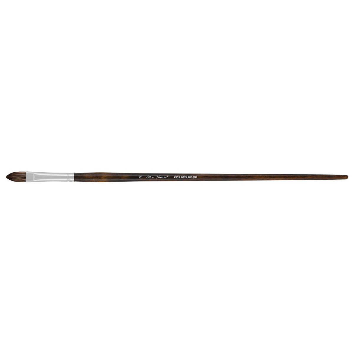 Monza® Cats Tongue Paintbrush | Long Handle | 2610 - Size 4
