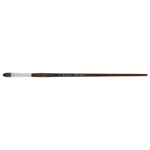 Monza® Cats Tongue Paintbrush | Long Handle | 2610 - Size 4