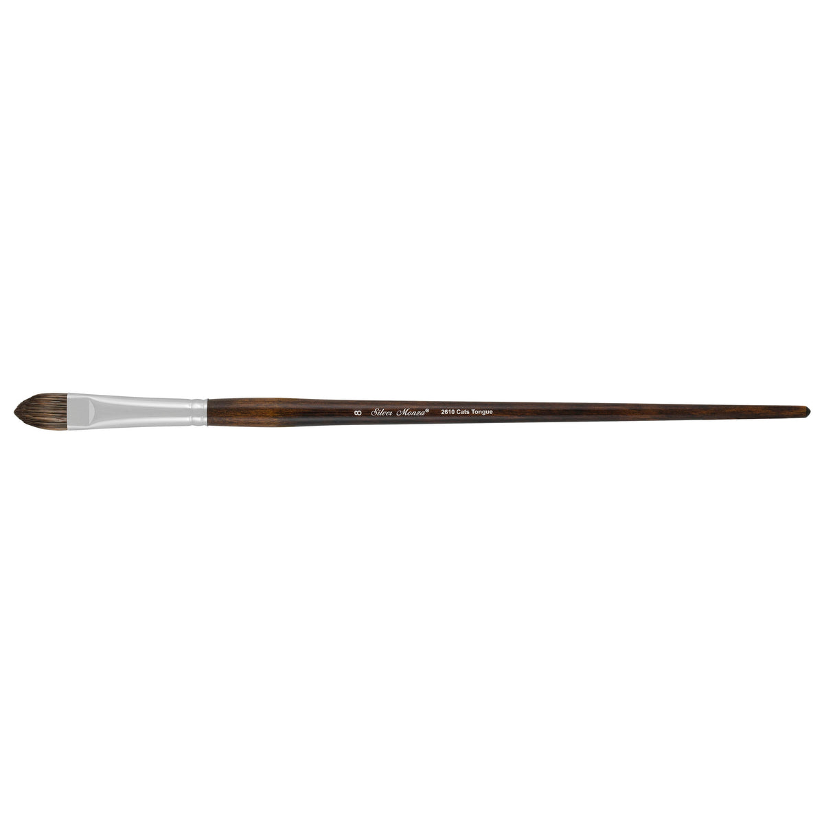 Monza® Cats Tongue Paintbrush | Long Handle | 2610 - Size 8