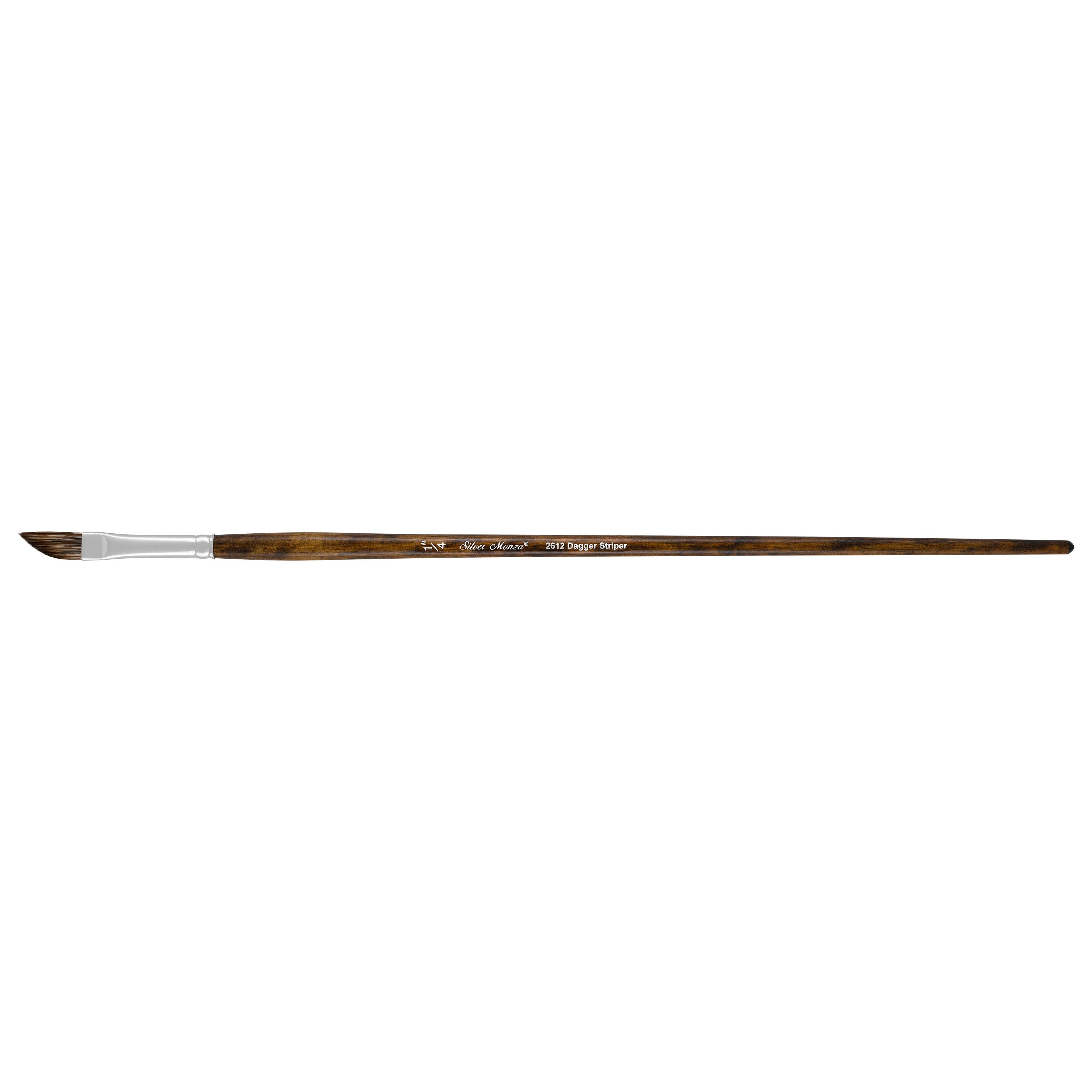 Monza® Dagger Striper Paintbrush | Long Handle | 2612 - Size 1/4