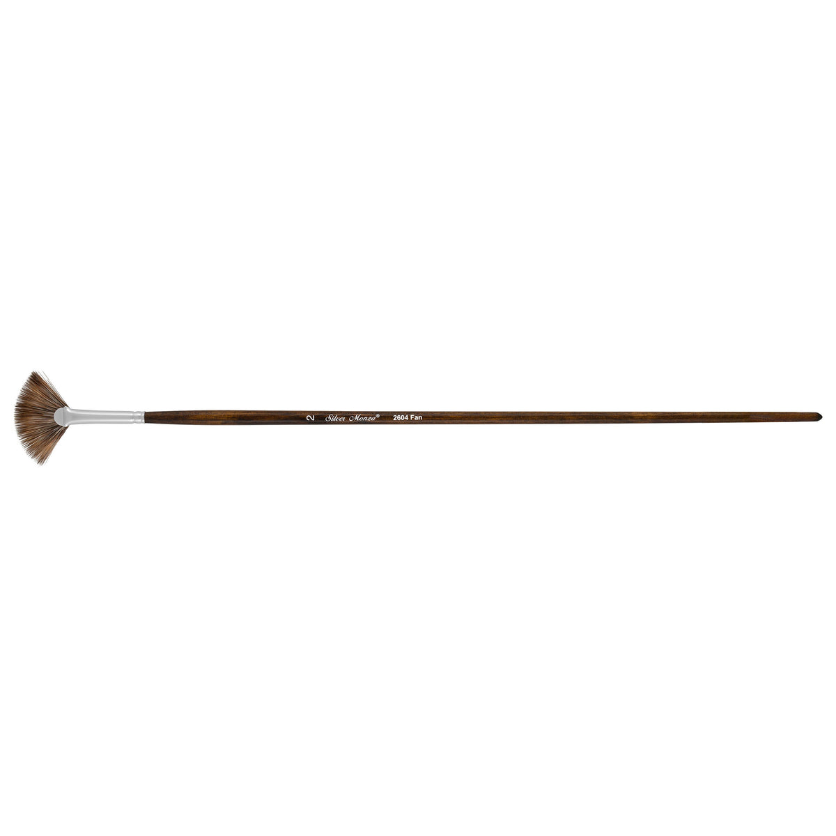 Monza® Fan Paintbrush | Long Handle | 2604 - Size 2