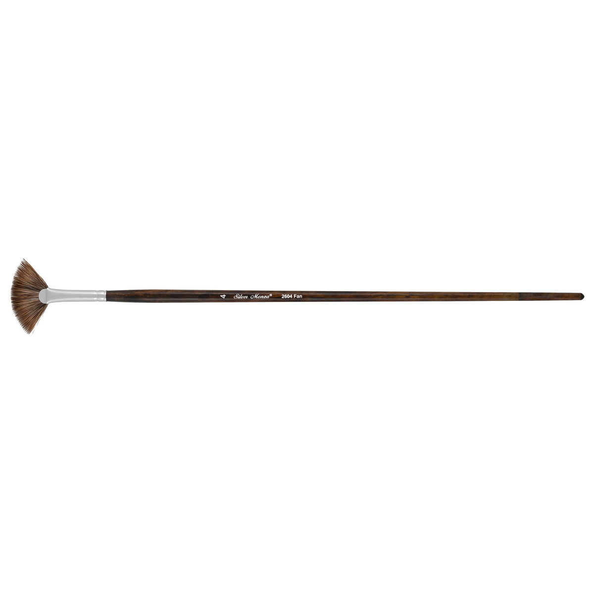 Monza® Fan Paintbrush | Long Handle | 2604 - Size 4