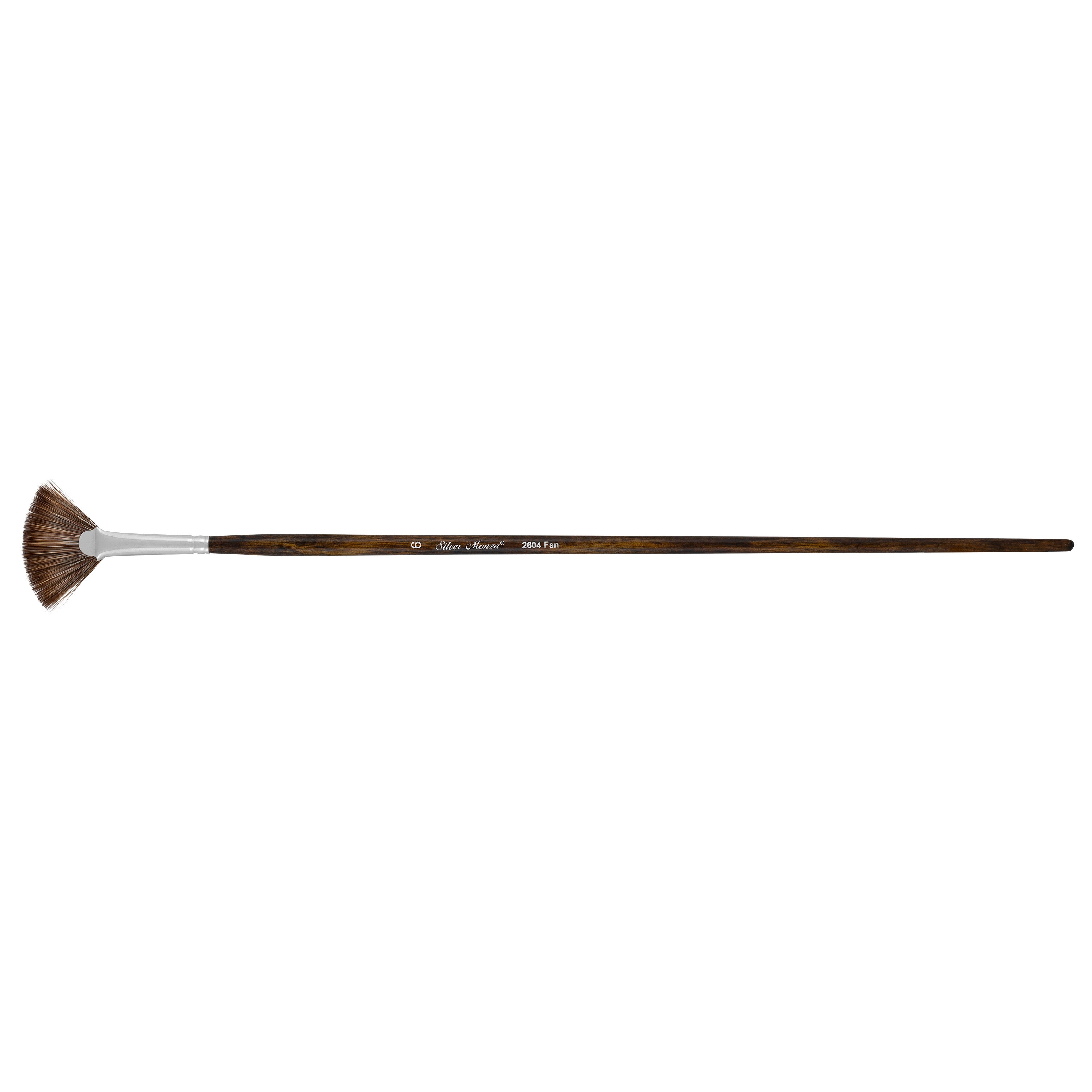 Monza® Fan Paintbrush | Long Handle | 2604 - Size 6