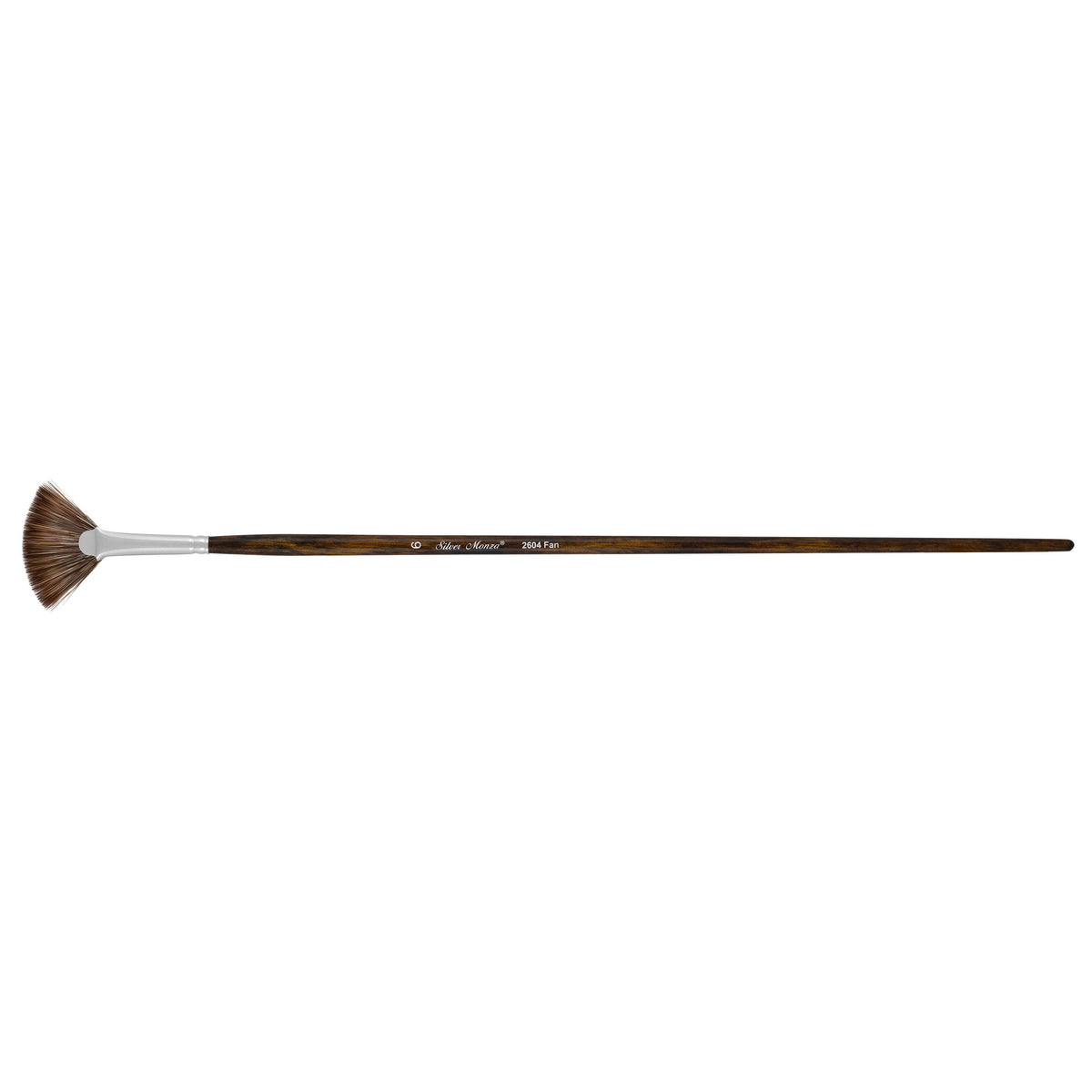Monza® Fan Paintbrush | Long Handle | 2604 - Size 6